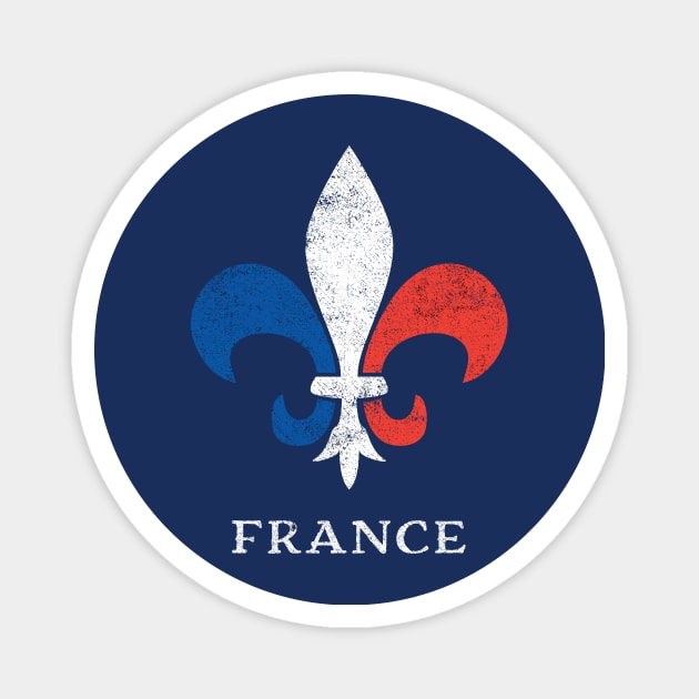 Traditional French Fleur de Lis of France Magnet by AntiqueImages